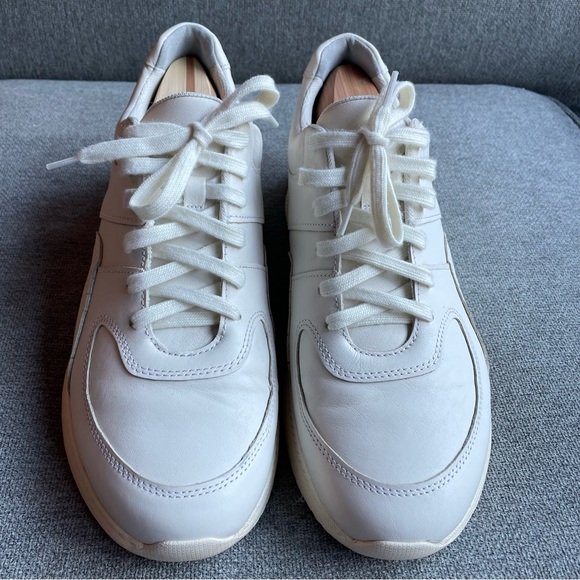 Everlane The Trainer Cream Unisex Sneaker - Picture 3 of 11